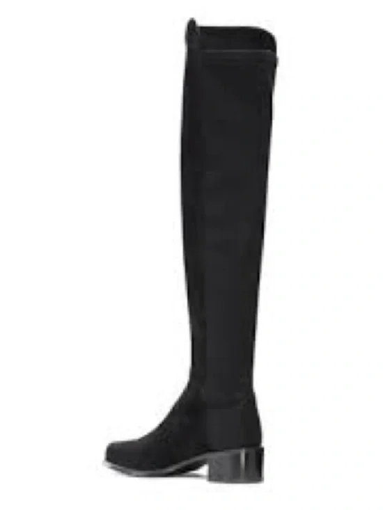 Stuart Weitzman Black Over-the-Knee Stretch Boot