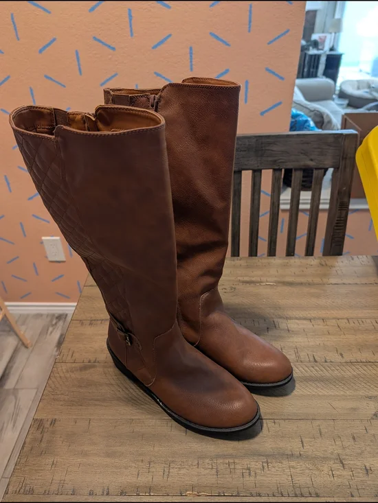 Saint John's Bay Active Brown Over-the-Knee Riding Boots