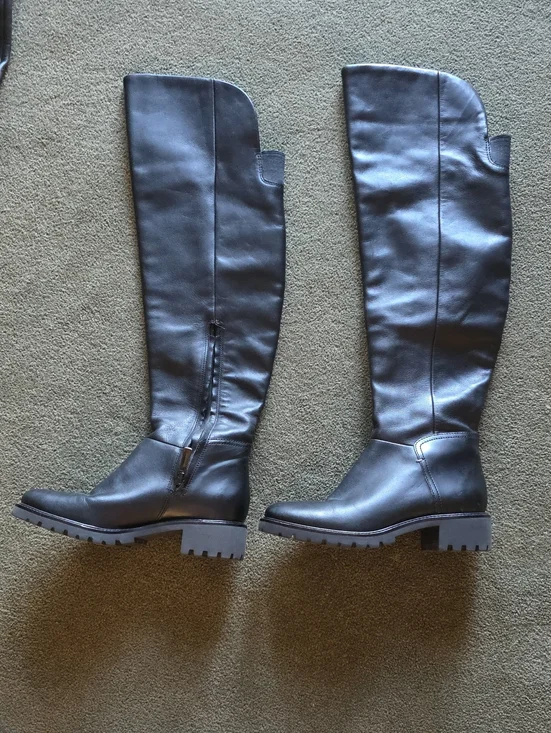 Cole Haan Black Over-the-Knee Riding Boots
