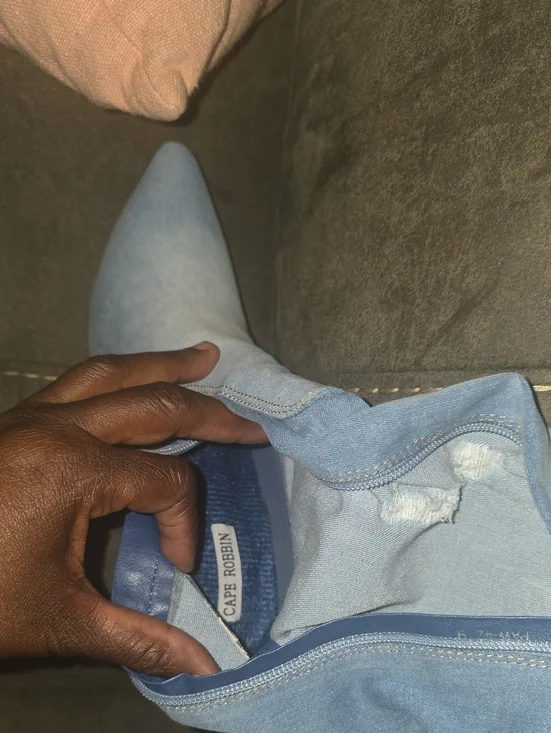 Cape Robbin Powder Blue Pointed Toe Booties