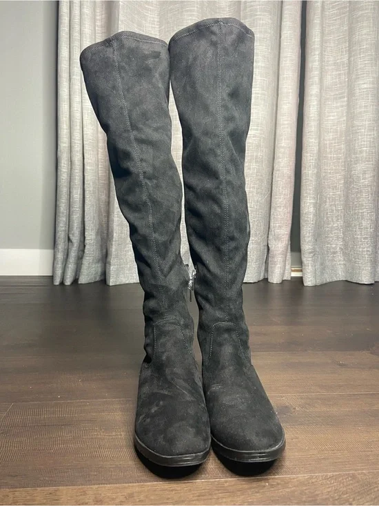 Marc Fisher Studded Suede Boots