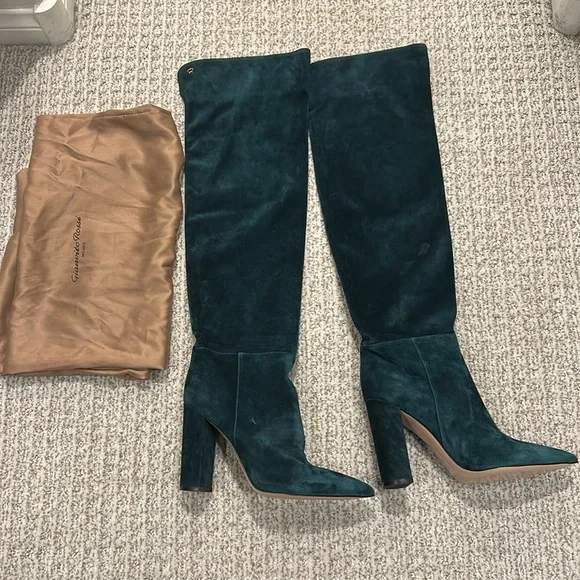Gianvito Rossi Piper over the knee suede boot, never worn