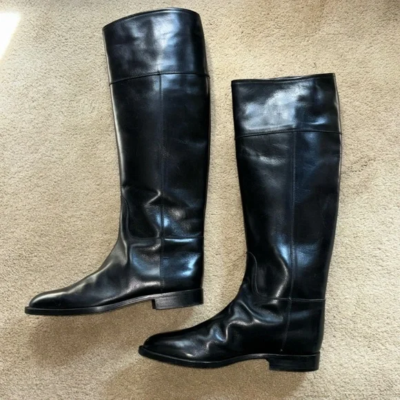 Sergio Rossi leather boots