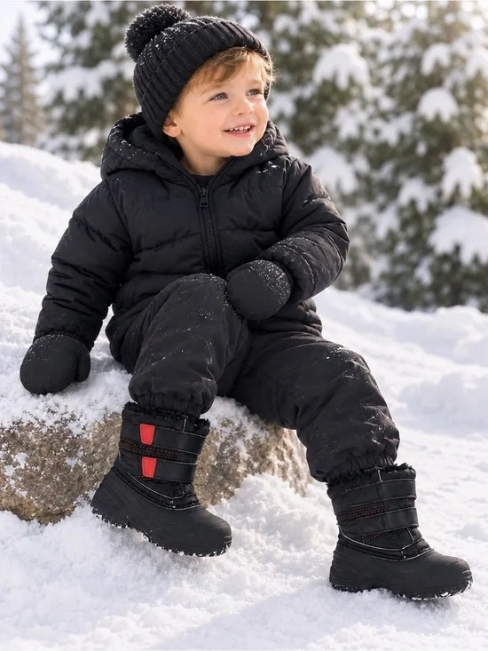 Wonder Nation Winter Snow Boots Unisex Toddler Size 8