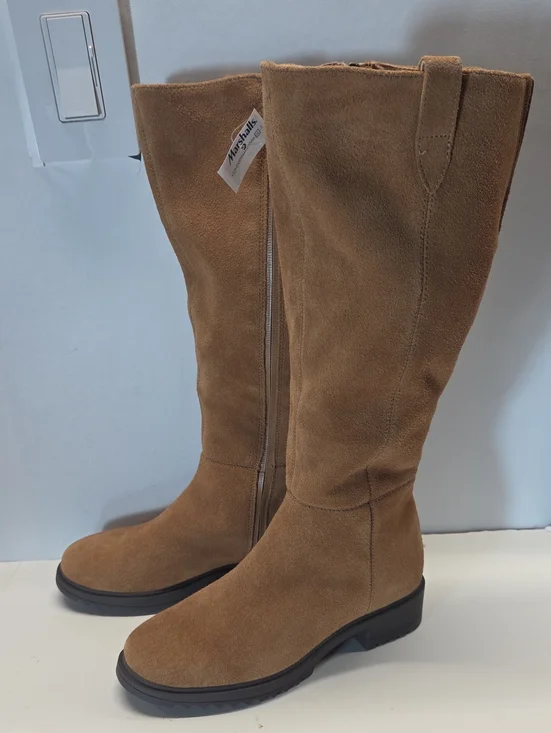 Blondo Over-the-Knee Suede Boots - Tan Waterproof Size 7.5