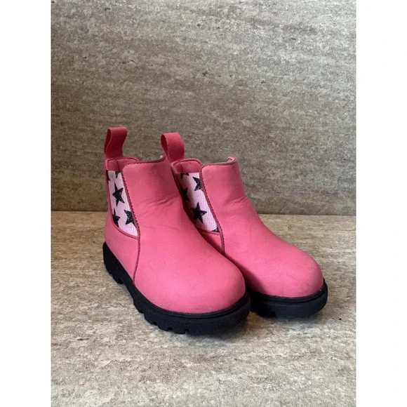 Darling Girls Native Pink Boots Rain Outdoors‎ Hiking Size 8