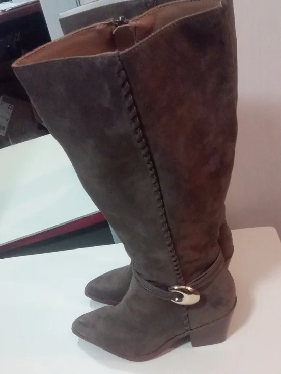 Universal Thread Tall Brown Suede Pointed-Toe Boots Sz 8 NWT $60