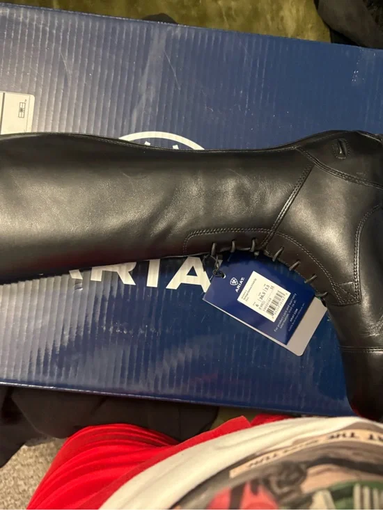 Ariat Black Over-The-Knee Leather Boots