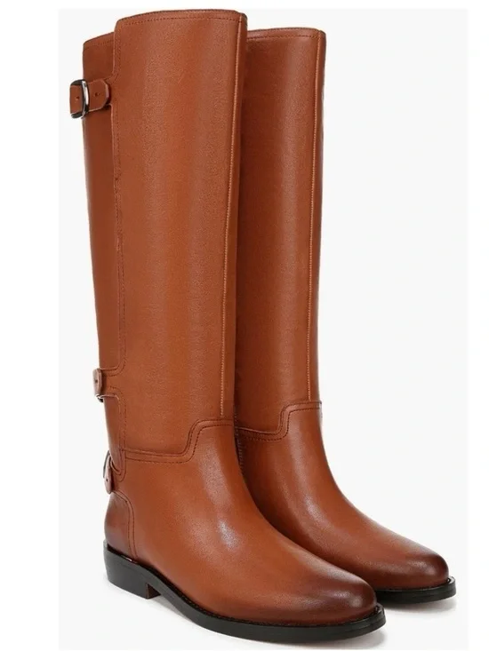 Franco Sarto 'Padova' knee-high riding boots in a tan leather