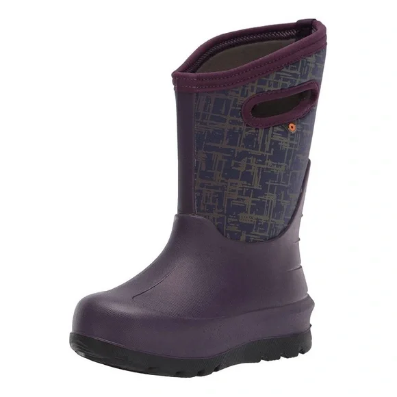 Bogs Kids Neo Classic Waterproof Winter Rain Boots -‎ Size 4Y A24