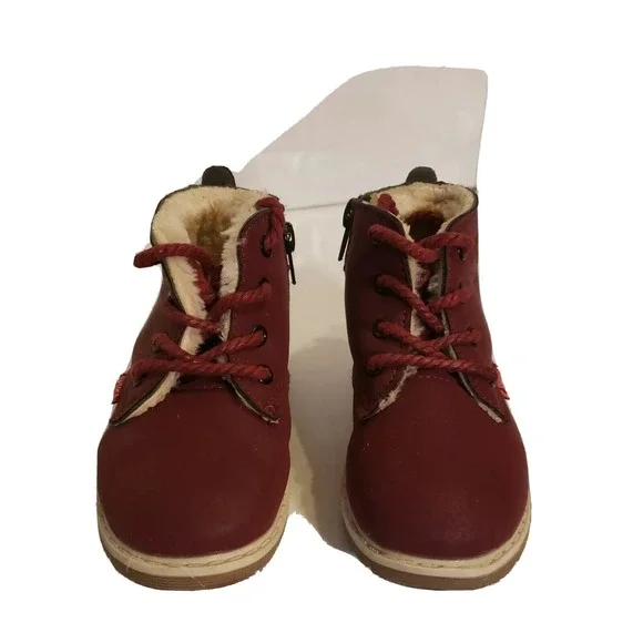 DANGLIA  Toddler  Waterproof Boots Size 9.5 Rose zip side Nice Warm