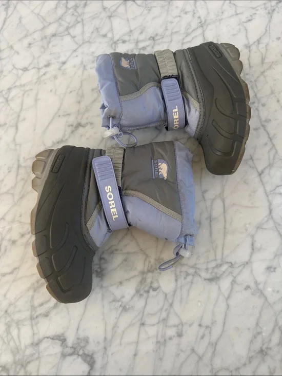 Sorel Kids Flurry snow boots Sz 12 Periwinkle