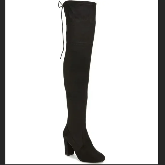 NEW Chinese Laundry Brinna Suedette Black Boots
