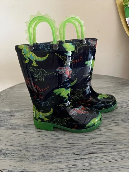 Western Chief Toddler Dino Soar Rain Boots, Size 7