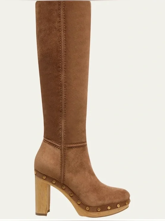 Veronica Beard Glendale clog knee boots - size 10