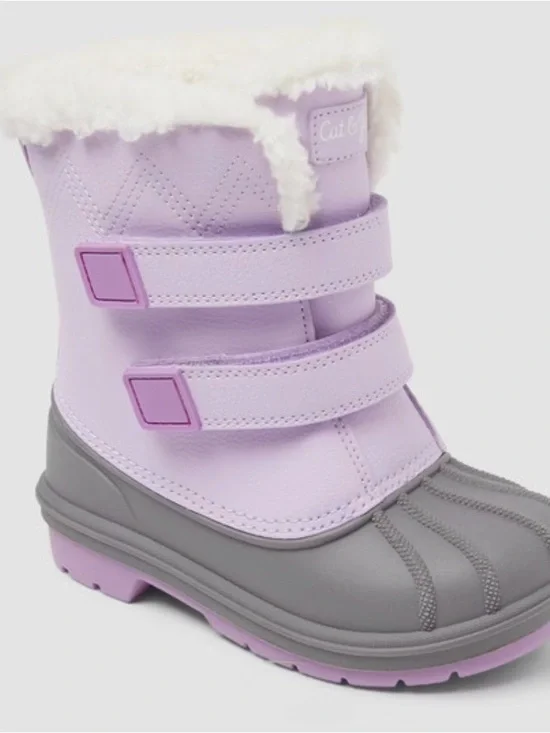 Toddler Denver Iridescent Purple Boots - Cat & Jack