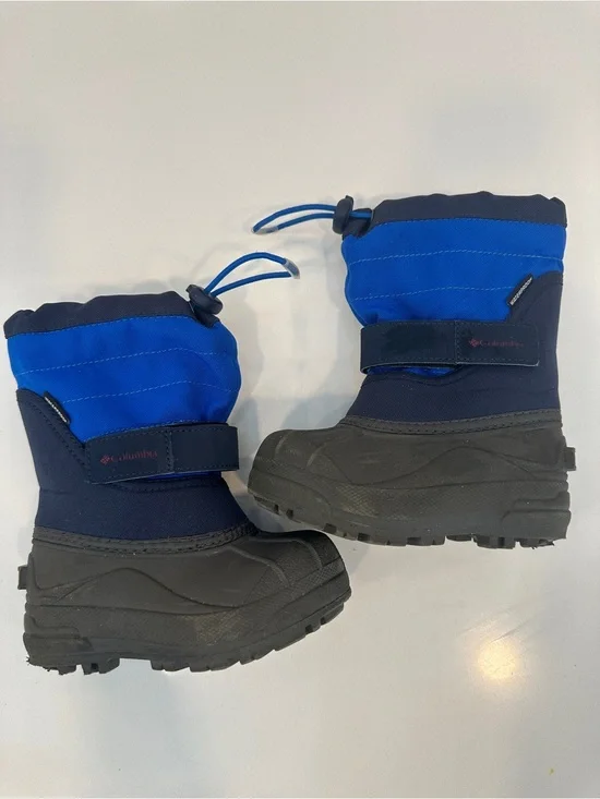 Columbia Kids Blue and Navy Insulated Snow Boots