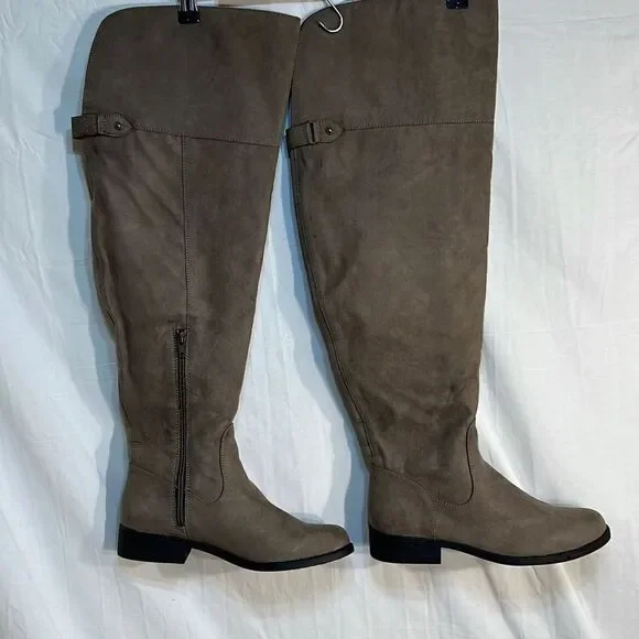 Sun + Stone Allicce Over-The-Knee‎ Boots Micro Women's US 8.5