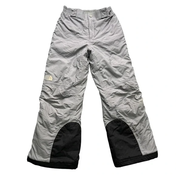 The North Face Ski Pants‎ Youth Medium Gray Nylon Polyester Snow Winter
