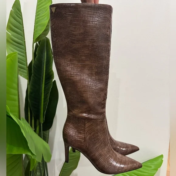 New Wayla Stiletto Knee High Boot by Guess