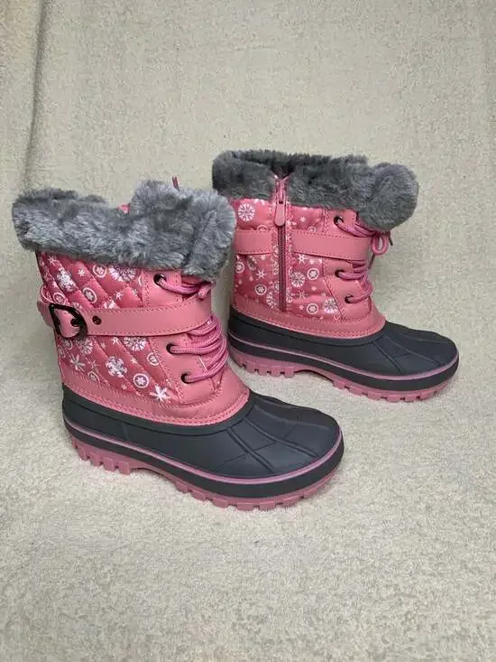 Dream Pairs Kids Boys & Girls Winter Snow Boots Size 2