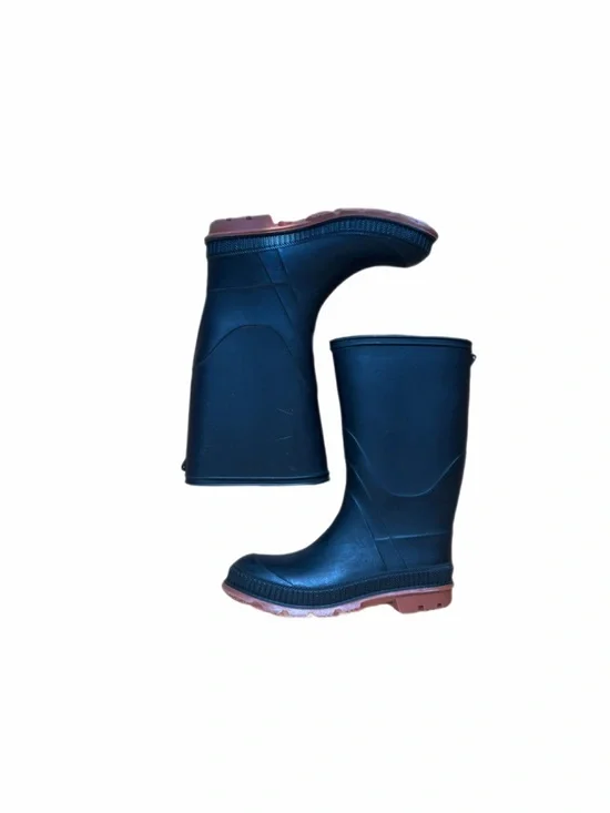 Boys 2 Tall Black Chore Rain Boots