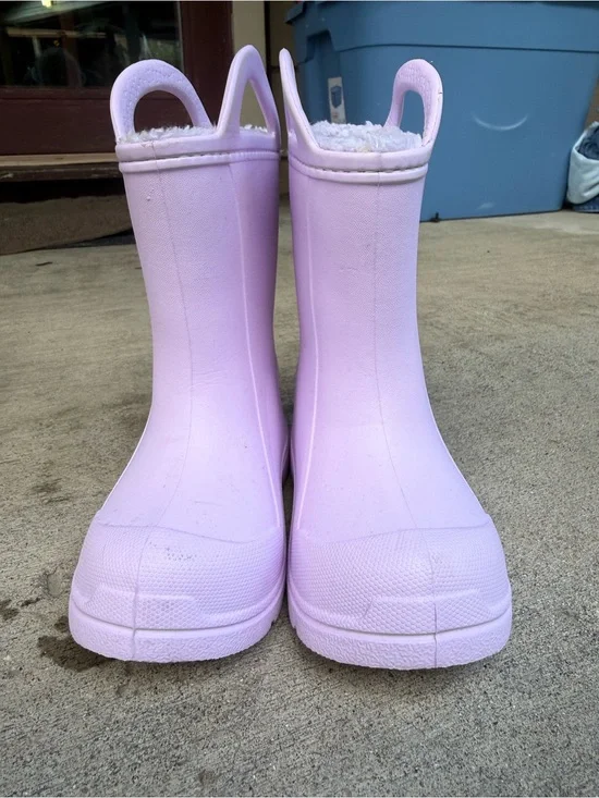 BearPaw Lilac Kids Waterproof Pull-On Rain Boots