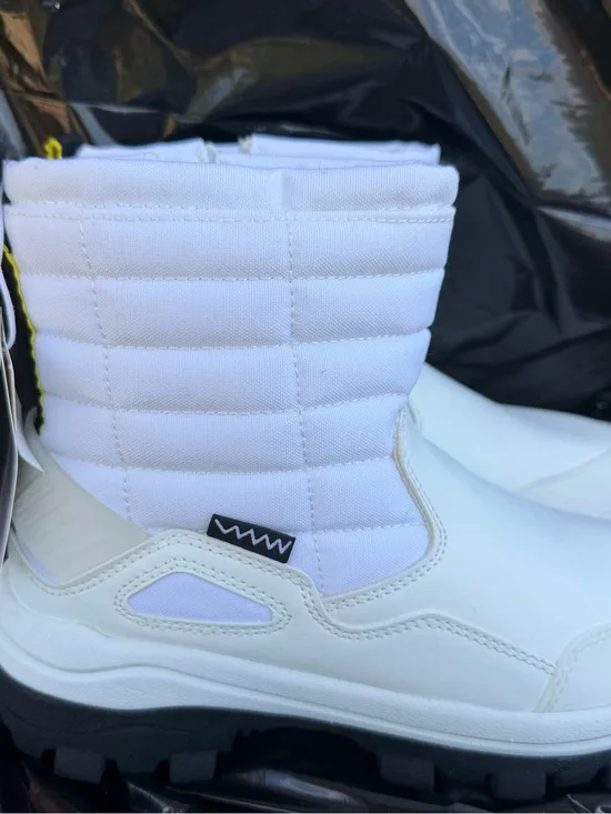 Zara White Kids Snow & Rain Boots