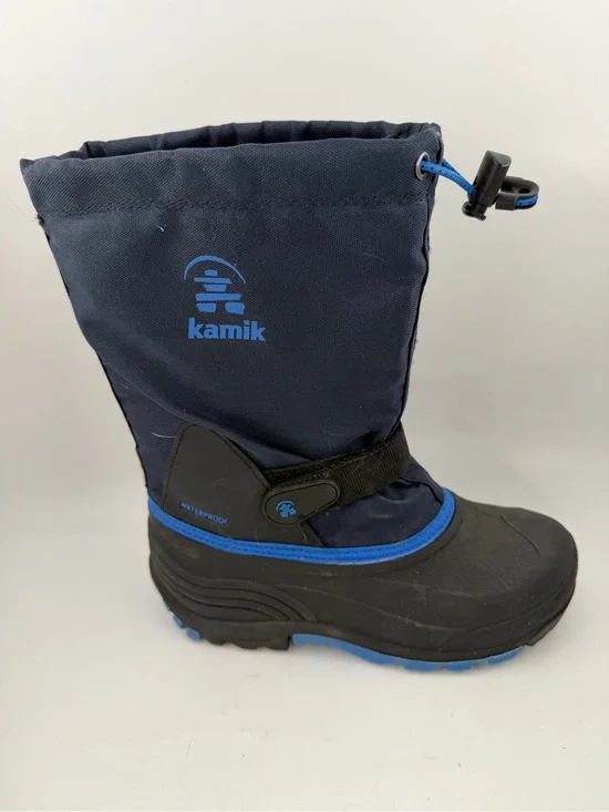 Kamik Unisex Kids Waterbug 5  -SZ 5Y- Waterproof Insulated Winter Snow Boots