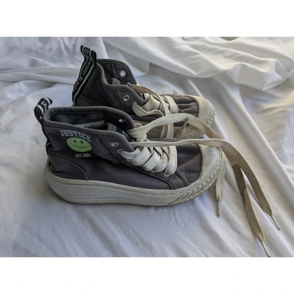 Justice Sport Girl's High Top Shoes Size 13‎ Multicolor