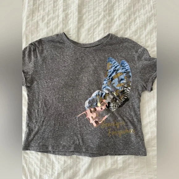 Justice Gray Tshirt with butterfly