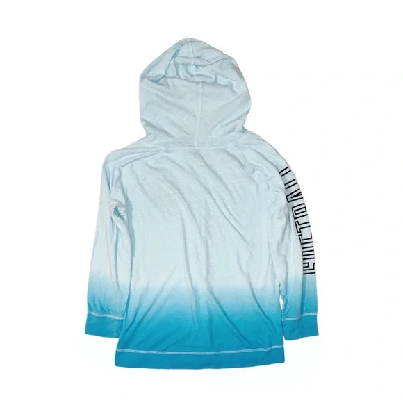 JUSTICE Girl's Blue Full Zip Long Sleeve Hoodie Size 14/16