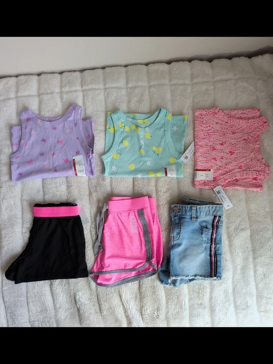Girls' Justice/Wonder Nation Shorts/Tank Top Bundle Sz 8/10