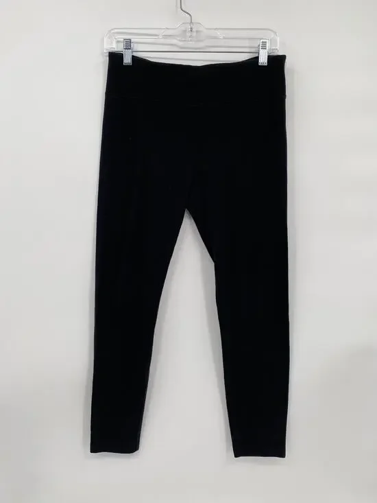 Justice Girls Black Basic Leggings XXL 16P-18P Petite Length 7/8 Ankle