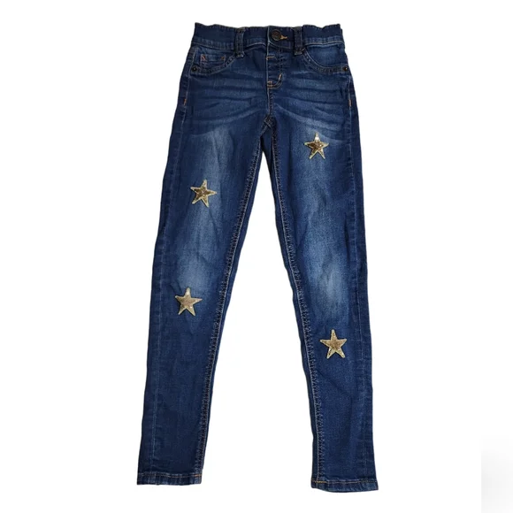 Justice Mid Rise Jeans / Jegging Kids Girls Size 10 Slim