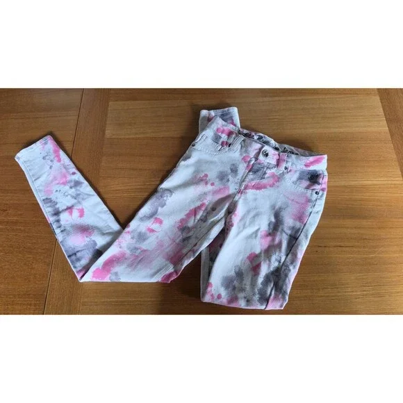 Justice Premium Jeans Girl's Simply Low Knit Jeggings Size 14S