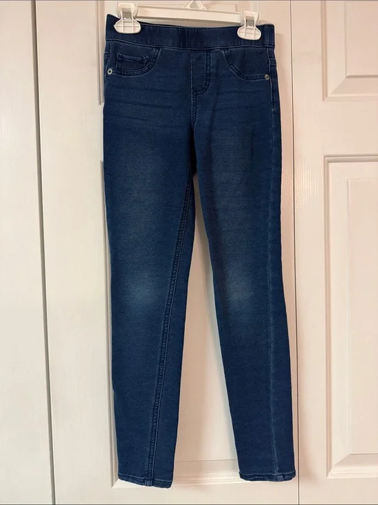 Justice Girls Navy Blue Stretch Jeggings