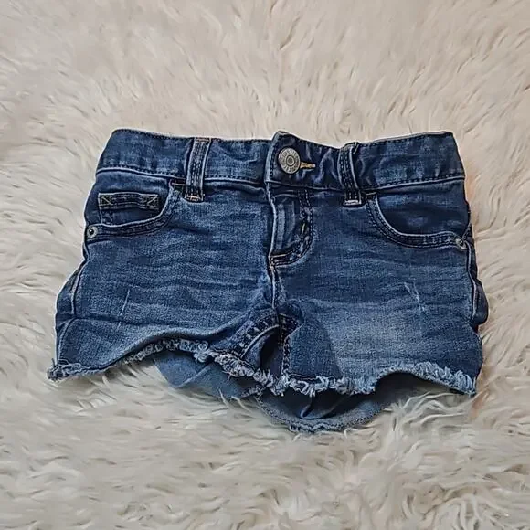 Justice Girls Short Cut Off Jean Shorts