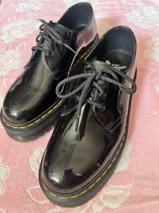 Dr. Martens Black Patent Leather Oxfords