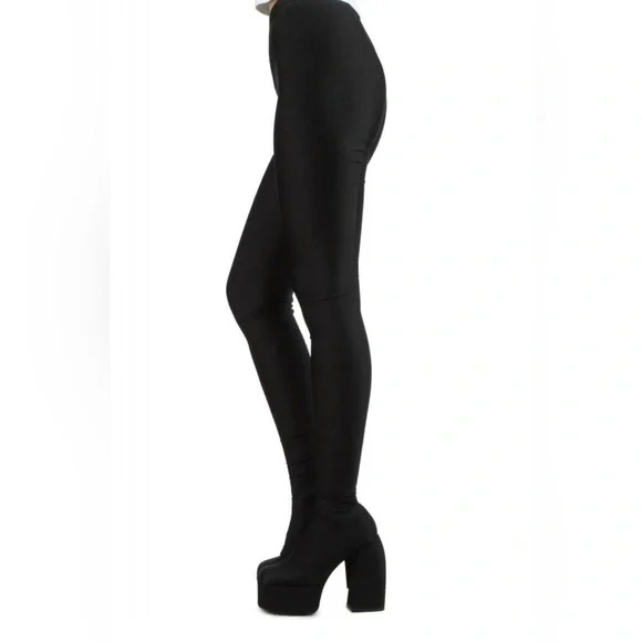 AKIRA Black Platform Boots