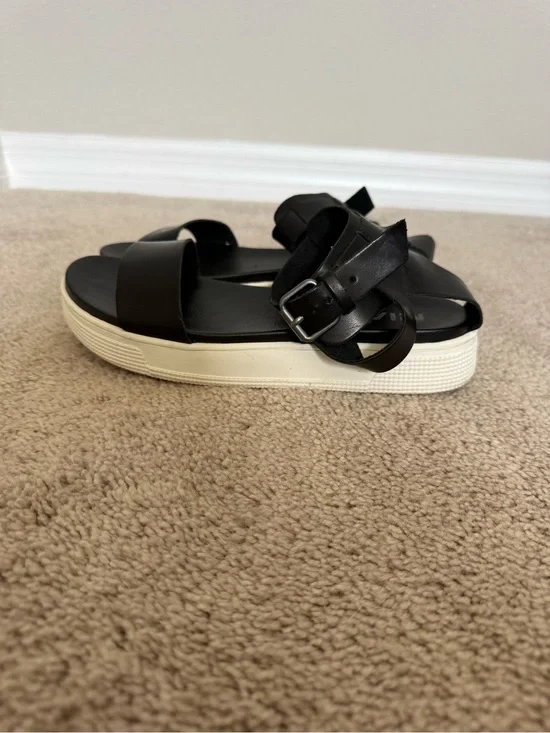 MIA Black Platform Sandals Size 7