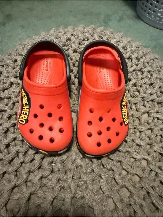 Lightning McQueen light up crocs