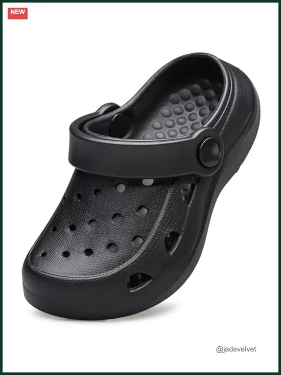 Unisex Kids Cartoon Slide Sandals Clogs Lightweight Anti-Slip Indoor Outdoor