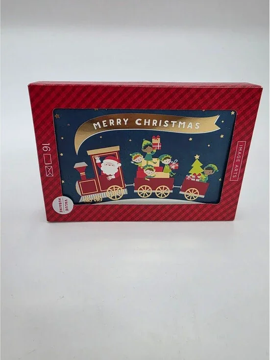 Image Arts Merry Christmas Holiday Greeting Cards 16 Count