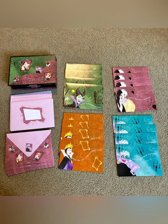Disney Castaway Club Stationery Set 16 Note Cards & Envelopes & Box