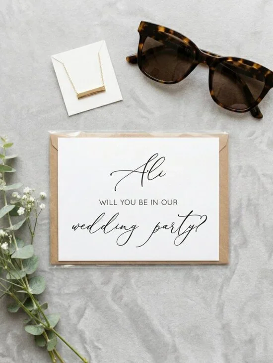Brand New | Bridesmaid Proposal Card for 