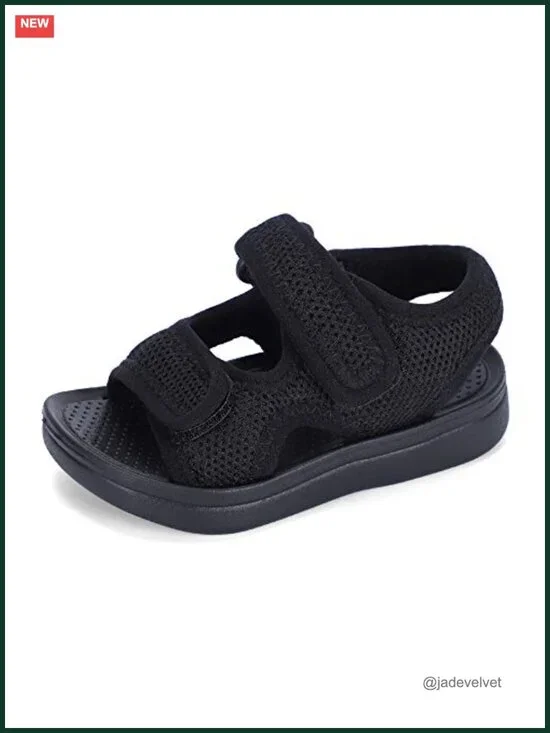 Unisex Kids Slide Sandals EVA Foam Lightweight Anti-Slip Adjustable Open Toe