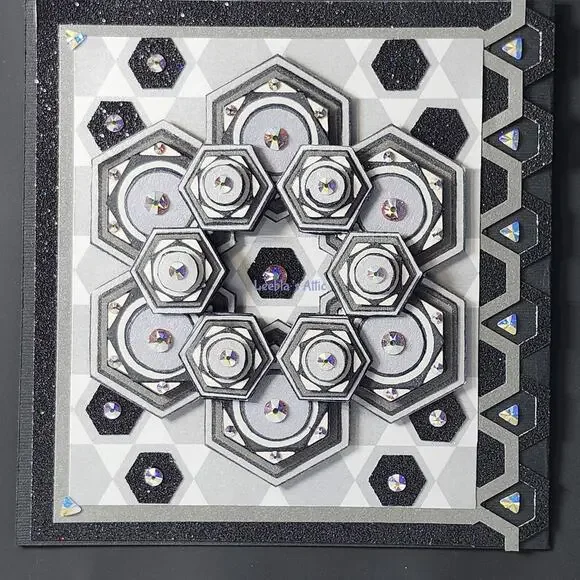 Handmade Dimensional Card - Generic - Masculine - Birthday -  Hello - Hex-Tastic
