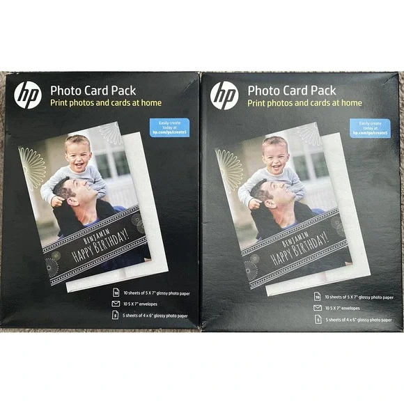 HP Photo Card 2 Packs Of 10 (5