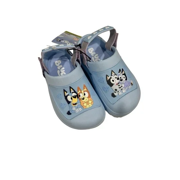 Bluey‎ the Dog Girls Clogs Character Multicolor Sandals Size 5 NWT